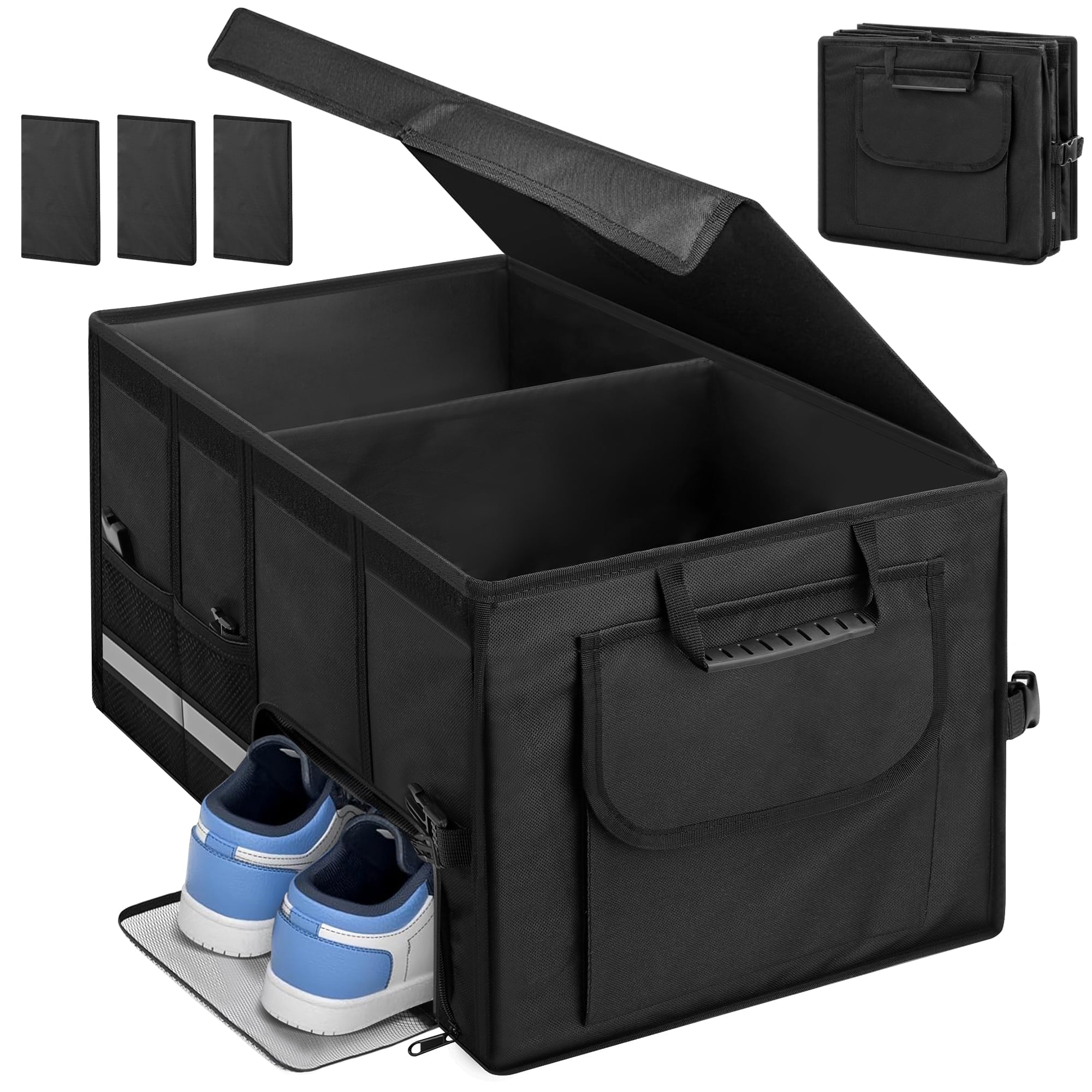 Women'S Jeep Accessories - 72L Large‑Capacity Collapsible Car Trunk Organizer