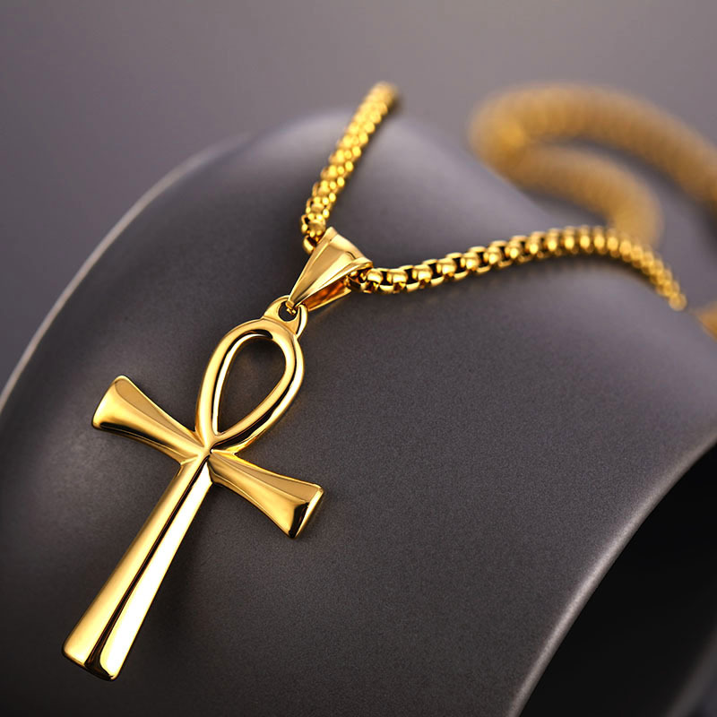 Stainless Steel Egyptian Ankh  - Women'S Egyptian Accessories ulasan dan harga