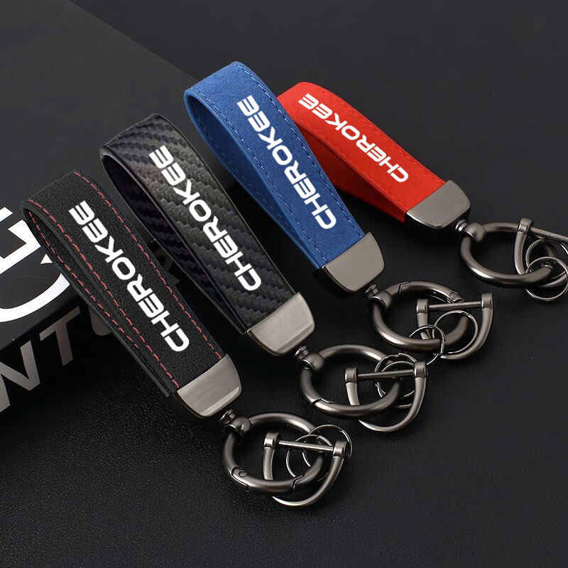 4 Colors PU Leather Keychain B - Women'S Jeep Accessories ulasan dan harga