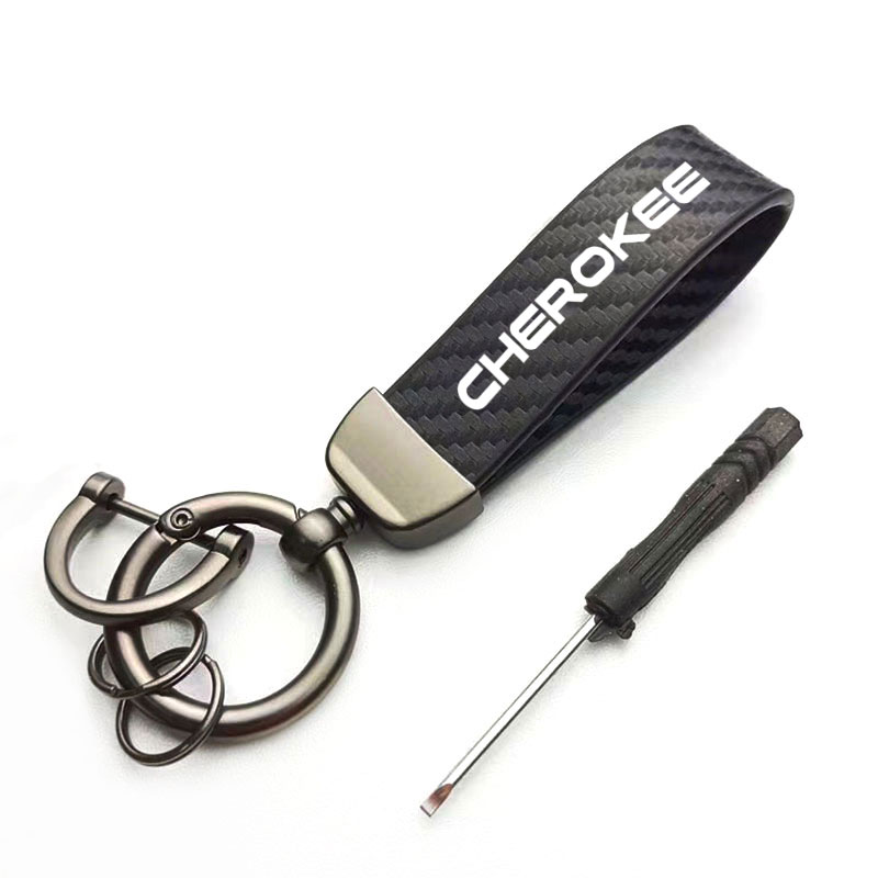 4 Colors PU Leather Keychain B - Women'S Jeep Accessories ulasan dan harga