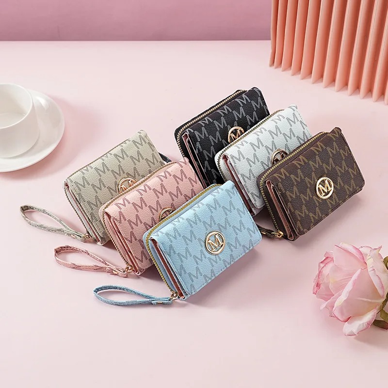 Threefold Zipper Wallet with L - Women Accessories Bag ulasan dan harga