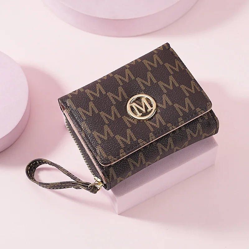 Threefold Zipper Wallet with L - Women Accessories Bag ulasan dan harga