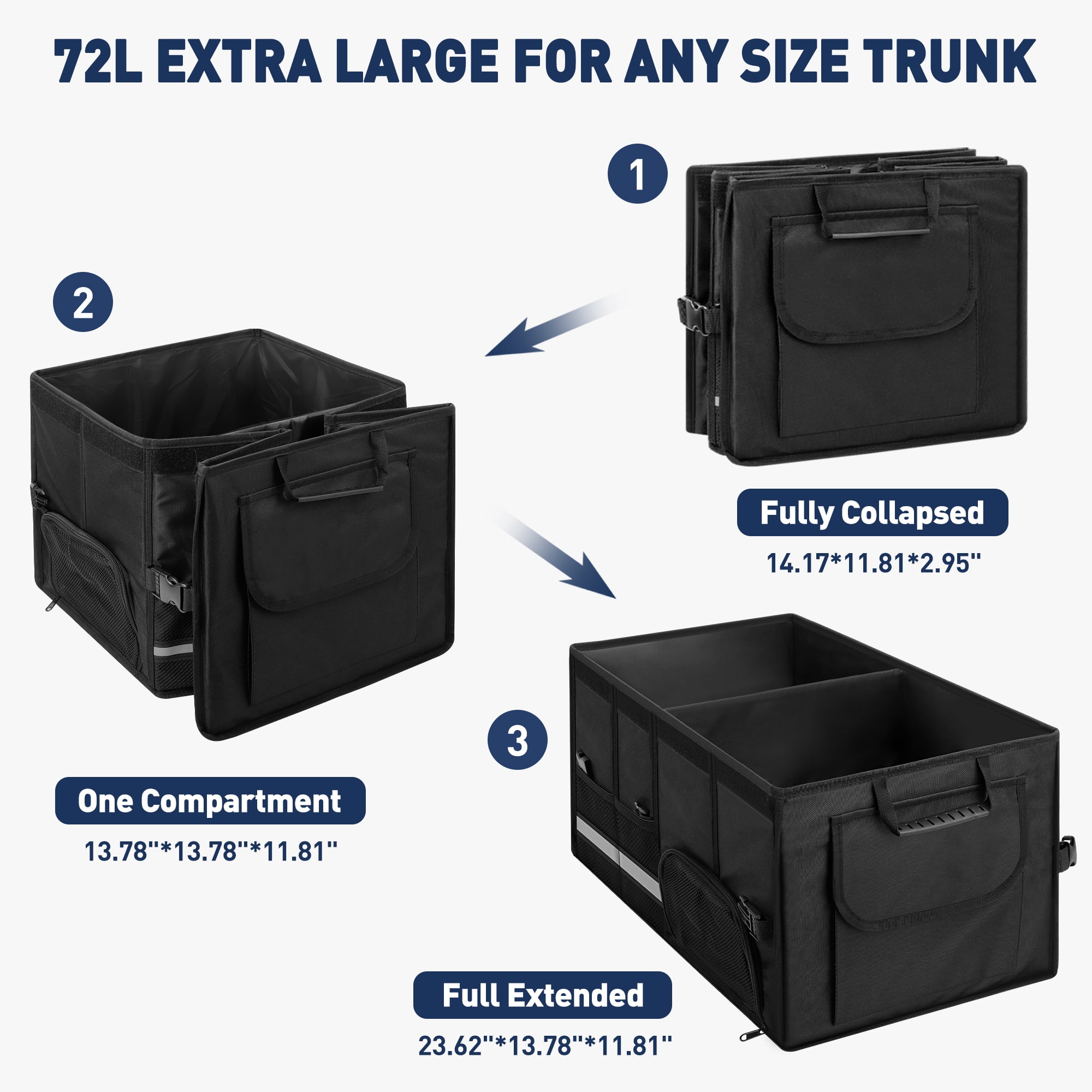 72L Large‑Capacity Collapsible - Women'S Jeep Accessories ulasan dan harga
