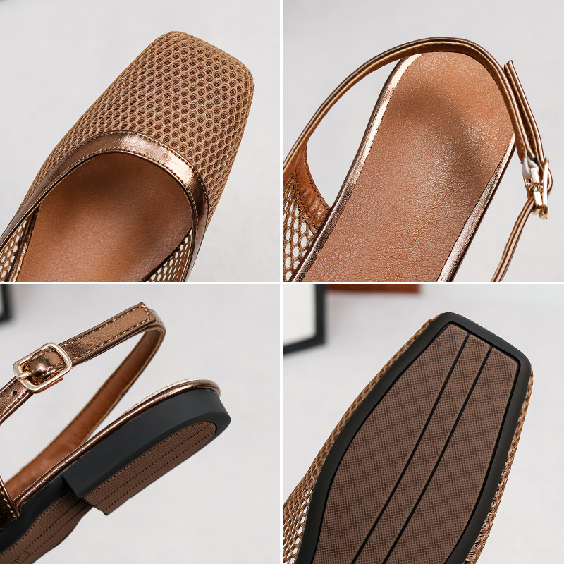 Mesh square head slippers bag  - Women Accessories Bag ulasan dan harga
