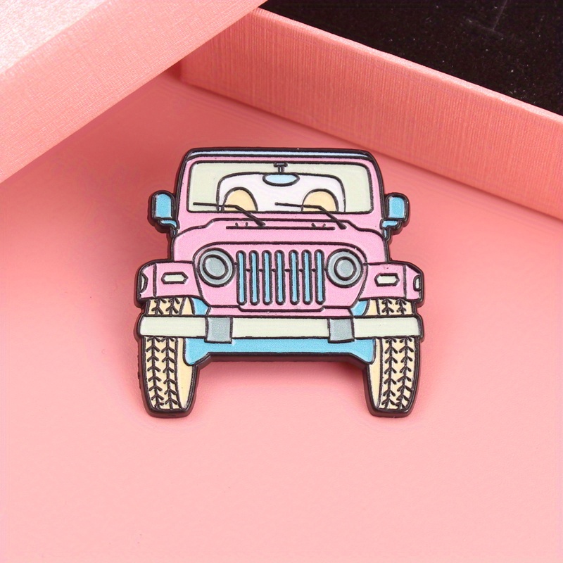 Adorable Pink Jeep Cartoon Ena - Women'S Jeep Accessories ulasan dan harga
