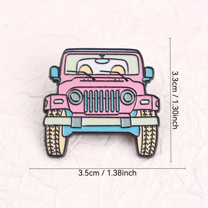 Adorable Pink Jeep Cartoon Ena - Women'S Jeep Accessories ulasan dan harga