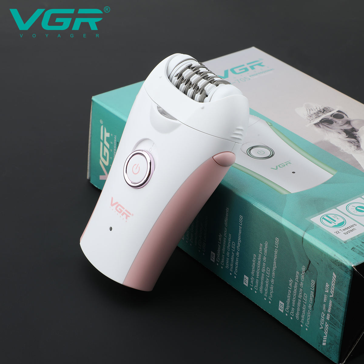 VGR 705 Epilator Professional  - Women Accessories Clearance ulasan dan harga