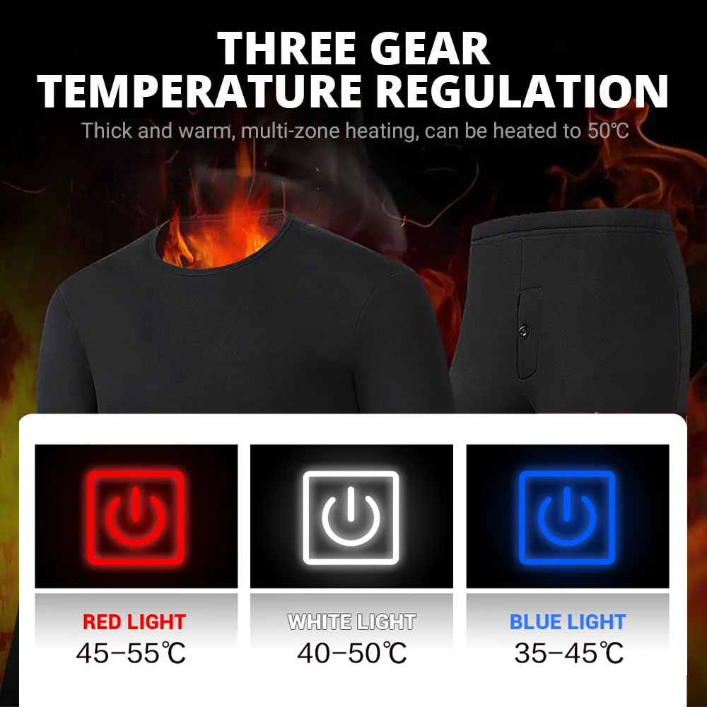 New 52 Areas Heated Underwear  - Women'S Winter Accessories Set ulasan dan harga