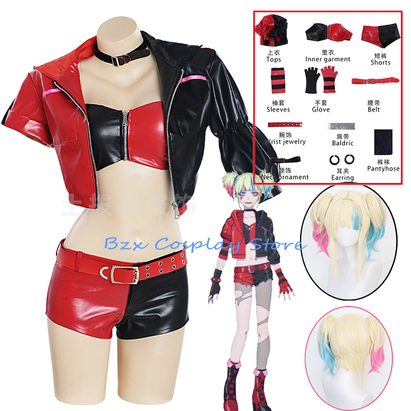 Movie Joke Harley Cosplay Anim - Women'S Harley Quinn Accessories ulasan dan harga