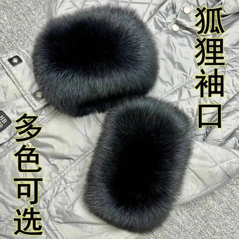 Ladies fox fur Arm Warmers Set - Women'S Winter Accessories Set ulasan dan harga
