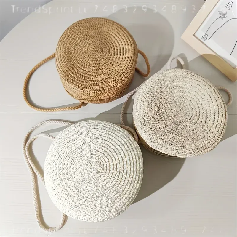 Round Woven Rattan Crossbody B - Women Accessories Bag ulasan dan harga